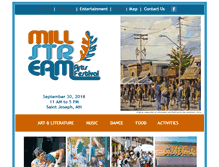Tablet Screenshot of millstreamartsfestival.org
